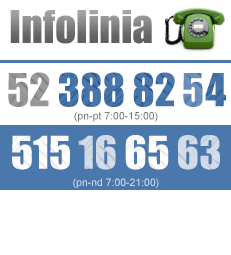 Telefon kontaktowy: (52) 388 82 42