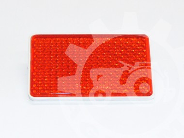 Odblask czerwony przylepny