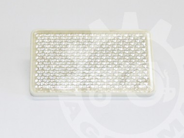 Odblask biały przylepny