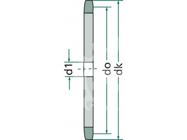 Koło łańcuchowe Z 15 1/2