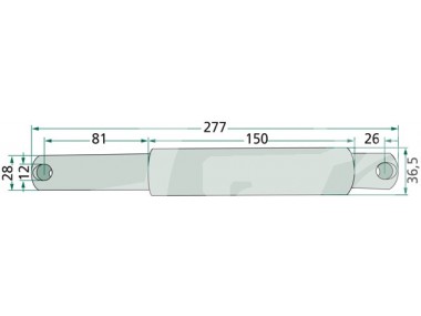 Sworzeń łącznika dolnego