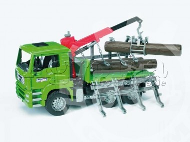 Ciężarówka MAN przeznaczona do przewozu drewna