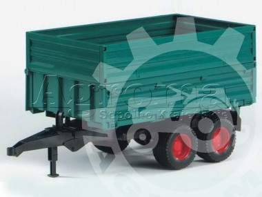 Przyczepa z podwyzszonymi burtami Welger 