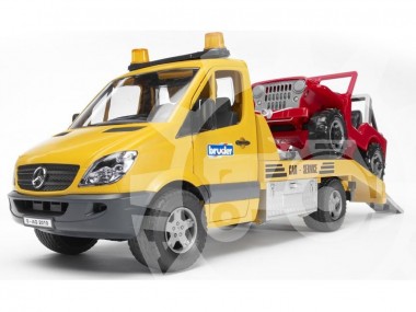 Ciężarówka Pomoc drogowa Mercedes + Jeep