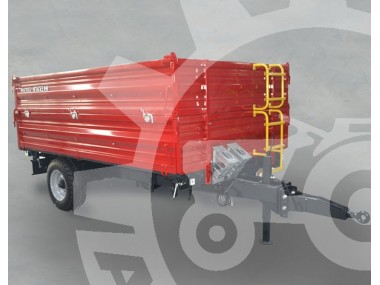 @Przyczepa jednoosiowa T 703 METALFACH@