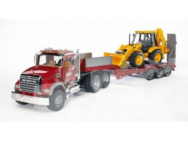 Ciężar&oacute;wka Mack z naczepą i ładowarką