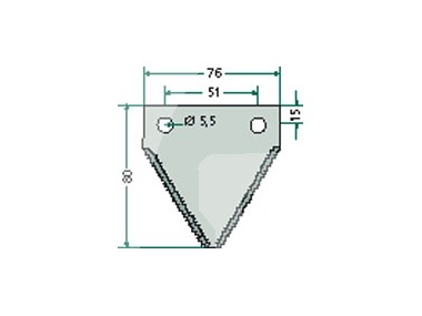 Nożyk listwy tnącej