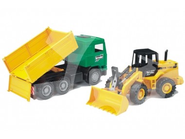 Zabawka 02912 Wywrotka z ładowarką Fiat FR-130