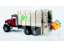 Zabawka 02810 Śmieciarka MACK z tylnym zaladunkiem Bruder