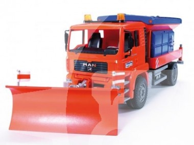 Zabawka 02767 Solarka z pługiem śnieżnym Bruder