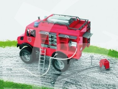 Zabawka 02480 Wóz strazacki z modułem świetlno-dźwiękowym