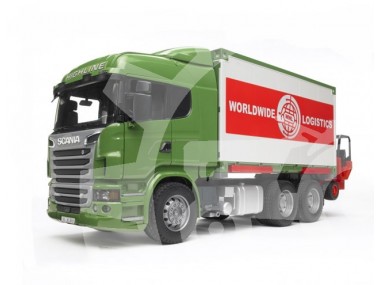 Zabawka 03580 Scania z kontenerem i wózkiem widłowym