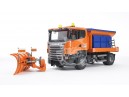 Zabawka 03585 Scania z piaskarką i pługiem do śniegu