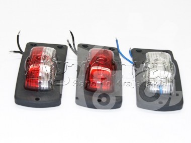 Lampa obrysowa biało-czerwona PO-2 